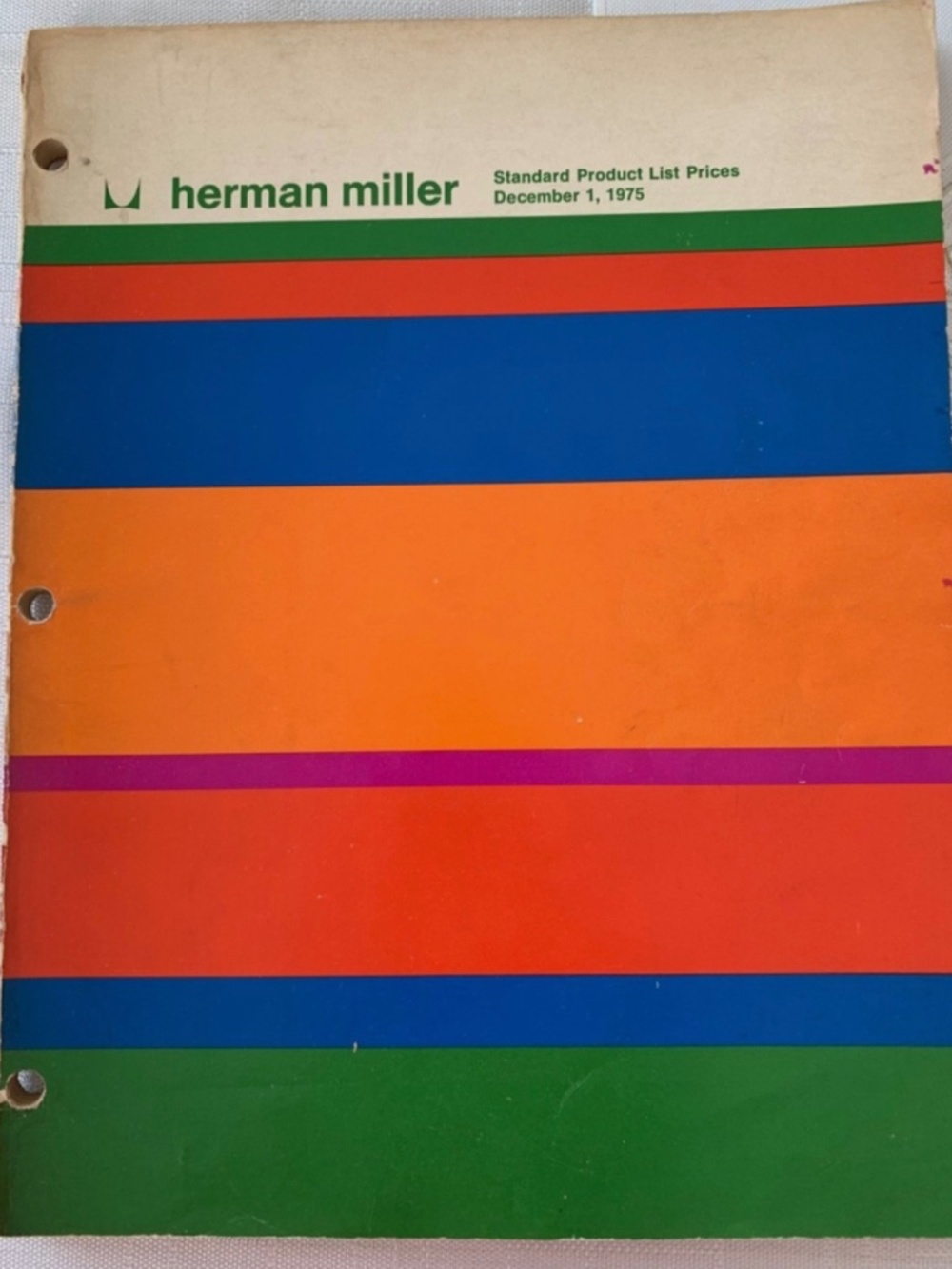 Rare Herman Miller 1975 Catalogue